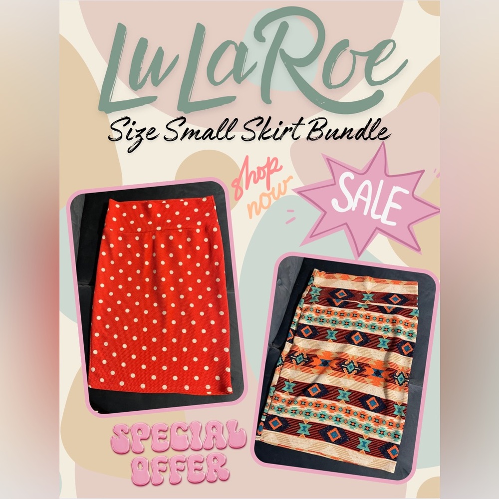 Two LuLaRoe skirts Size Small. Two for the Price of One!